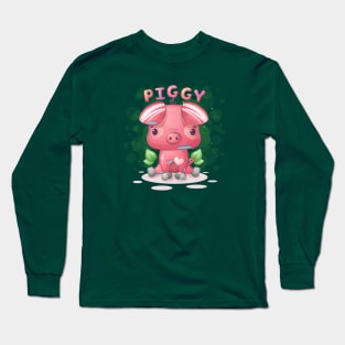 Sweet Baby Piggy Long Sleeve T-Shirt